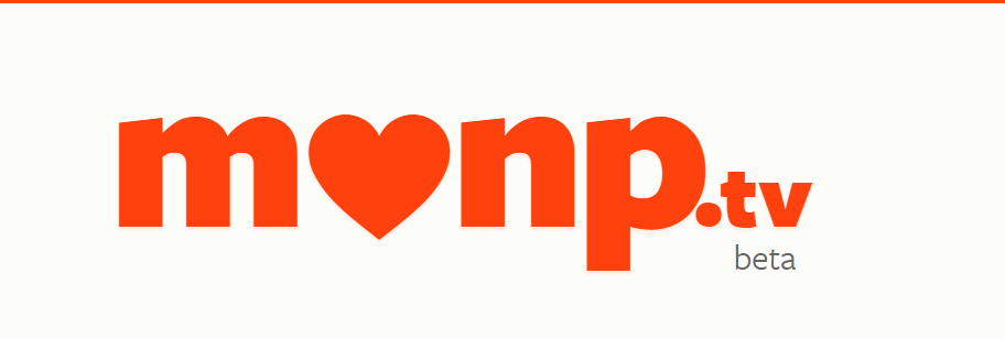 In orange, the letters m, with a heart emoji, n, p and then tv. The logo for MLNP.